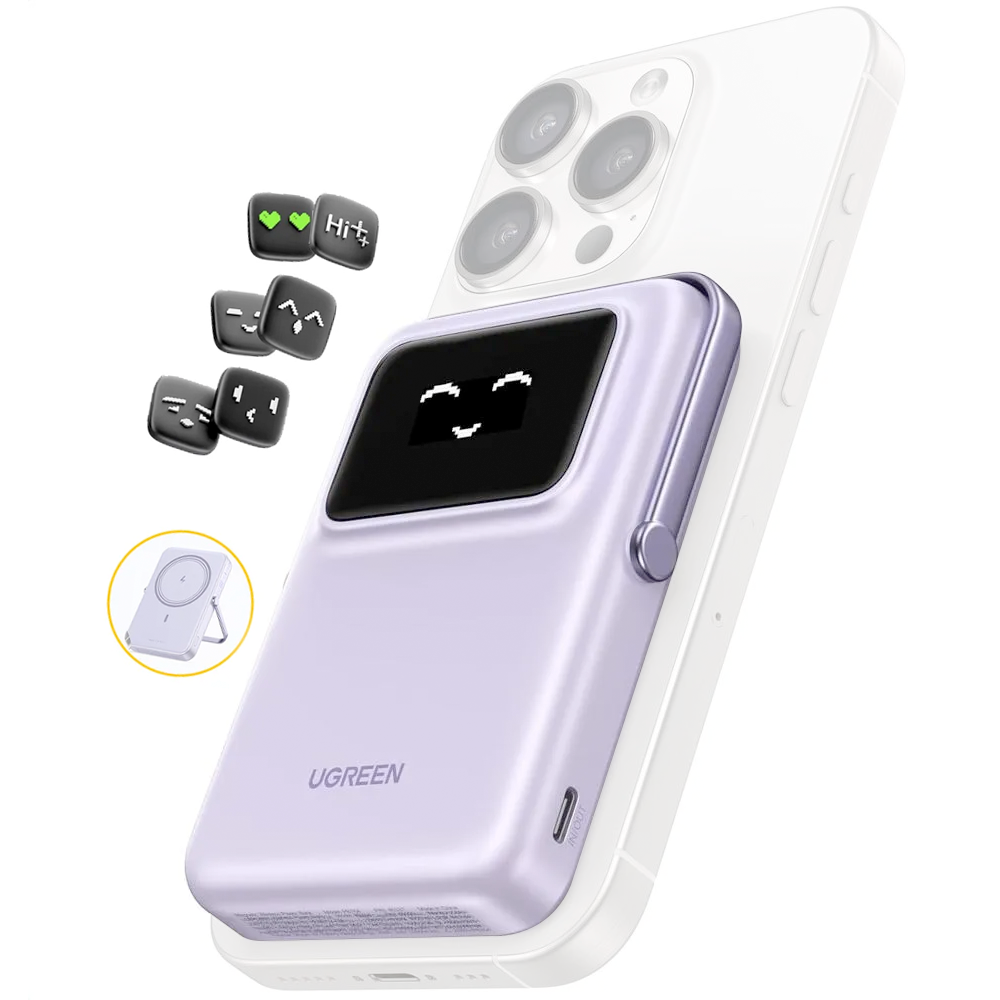 Power Bank Ugreen PB572 Magnetico Rosa