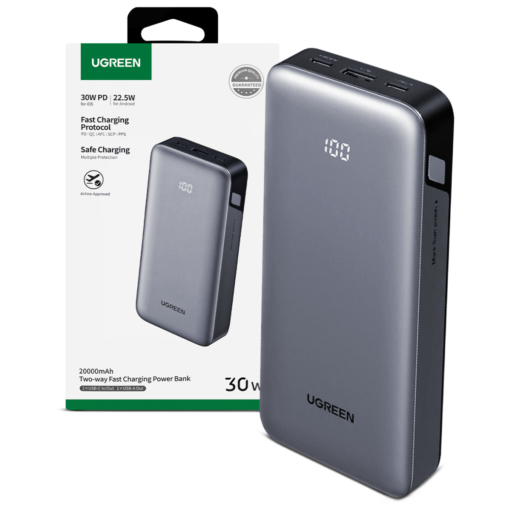 Power Bank Ugreen 20000 mAh 30W PB532