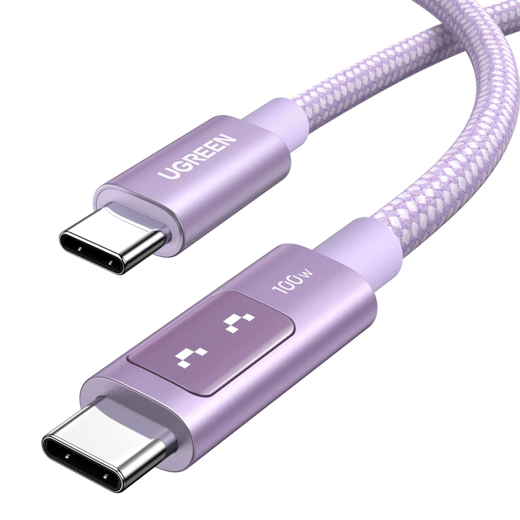 Cable Tipo C Ugreen 100W L509 Rosa