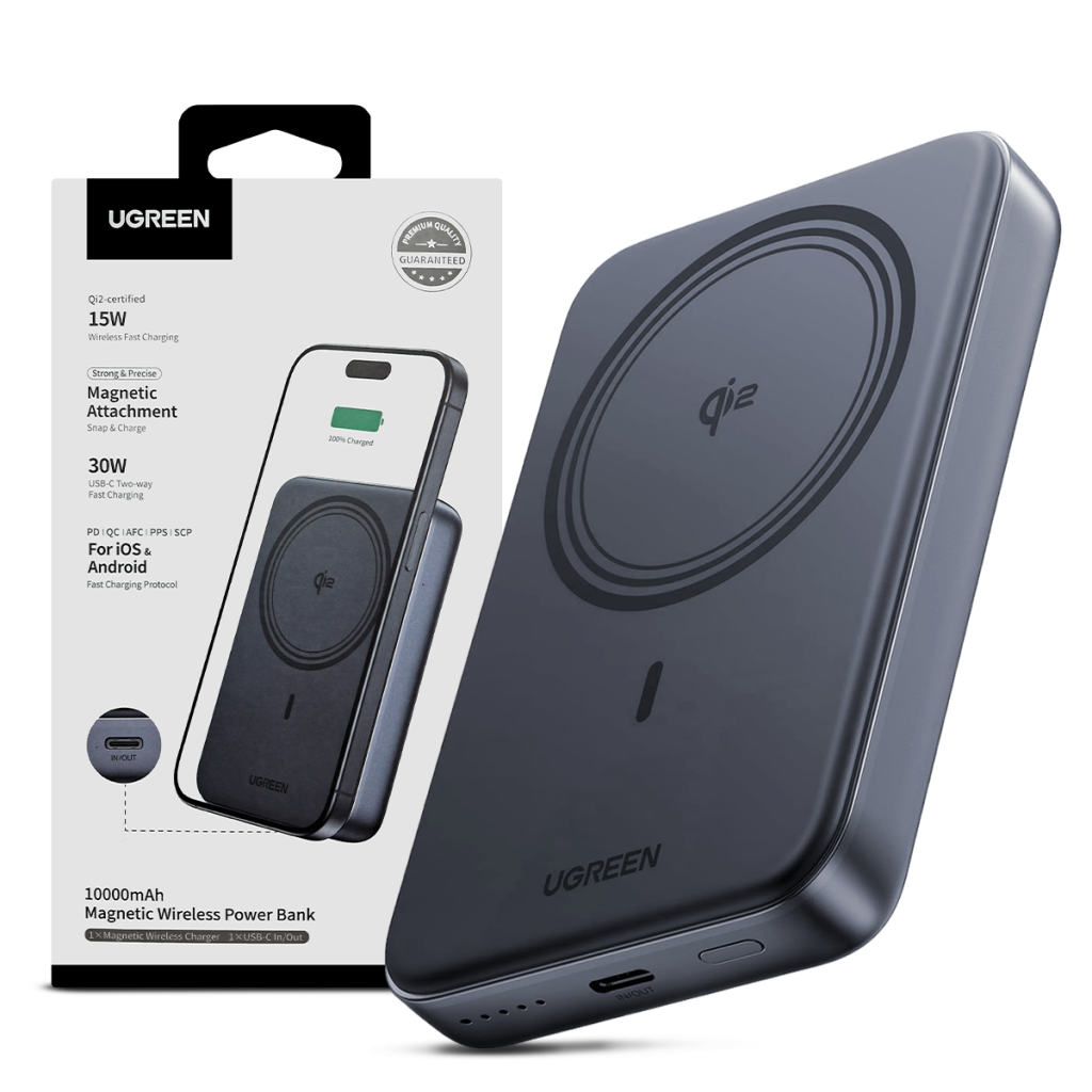Power Bank Magnetico Ugreen Qi2 PB761