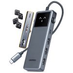 Adaptador Hub Tipo C Ugreen 7 En 1 RJ45 Premium Hdmi Robot