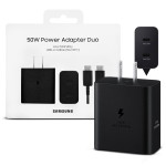 Cargador Adaptador Samsung 50W Puerto Dual con Cable Tipo C