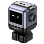 Adaptador Cargador Tipo C Ugreen 30w Robot Gan Nexode Gris