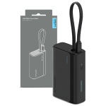 Power Bank Tipo C Cuktech 33W 10000 mAh Cable Integrado Negro