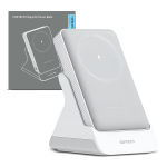 Power Bank Magnetico Cuktech 10000 mAh con Soporte de Carga Blanco